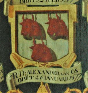 Arms of Alexander Jansen van Os