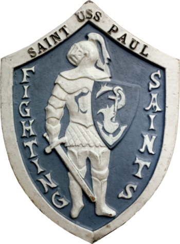 Coat of arms (crest) of the Cruiser USS Saint Paul (CA-73)