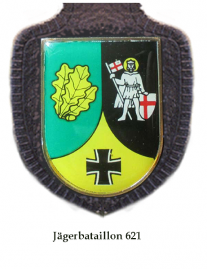 Coat of arms (crest) of the Jaeger Battalion 621, German Army