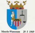 Wapen van Meerlo-Wanssum/Coat of arms (crest) of Meerlo-Wanssum