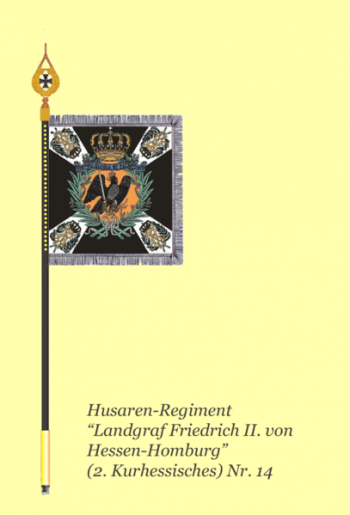 Coat of arms (crest) of Hussar Regiment Landgrave Friedrich II of Hesse-Homburg (2nd Electoral Hessian) No 14