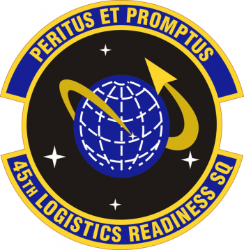 Coat of arms (crest) of the 45th Logistics Readiness Squadron, US Air Force