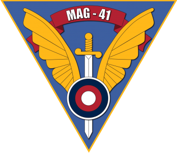 Coat of arms (crest) of the Marine Aircraft Group 41, USMC