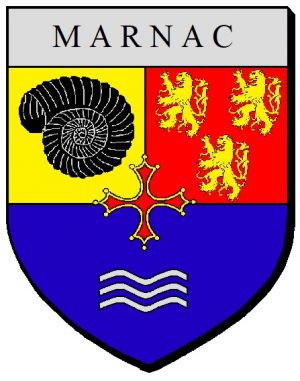 Blason de Marnac/Coat of arms (crest) of {{PAGENAME