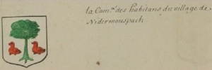 Blason de Muespach-le-Bas/Coat of arms (crest) of {{PAGENAME