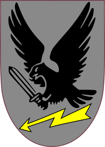 Coat of arms (crest) of the Signal Battalion of the Airborne Operations Division, German Army