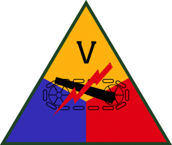 Coat of arms (crest) of the V Armored Corps, US Army
