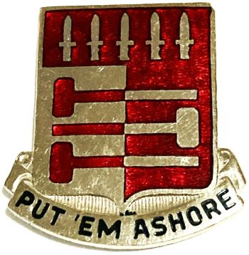 Coat of arms (crest) of 350th Engineer Battalion, US Army