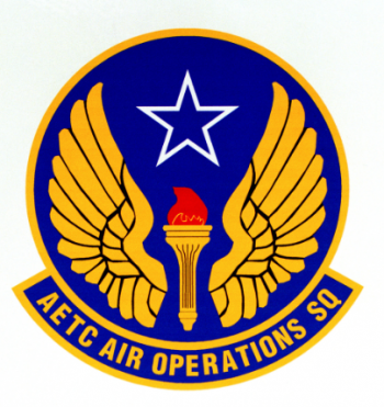 Coat of arms (crest) of the Air Education & Training Command Air Operations Squadron, US Air Force