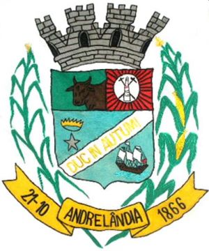 Brasão de Andrelândia/Arms (crest) of Andrelândia