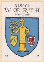 Blason de Wœrth/Arms (crest) of Wœrth