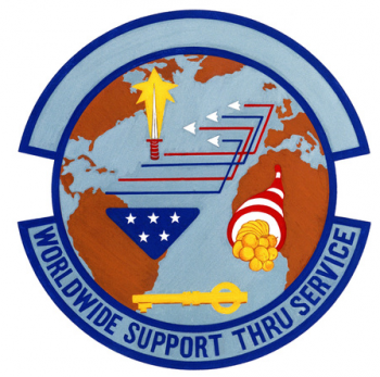 Coat of arms (crest) of the 2750th Services Squadron, US Air Force