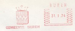 Wapen van Buren/Arms (crest) of Buren