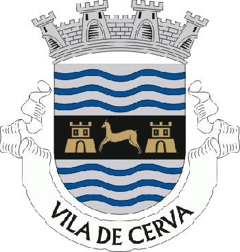 Brasão de Cerva (Ribeira de Pena)/Arms (crest) of Cerva (Ribeira de Pena)
