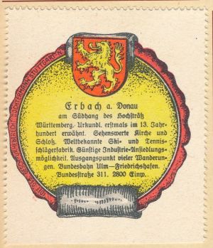 Wappen von Erbach (Donau)