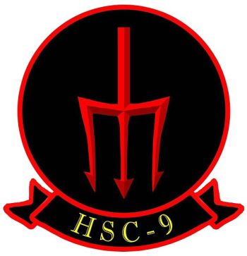 Coat of arms (crest) of the HSC-9 Tridents, US Navy