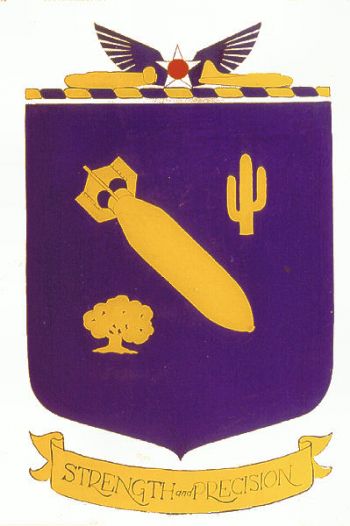 Coat of arms (crest) of the 487th Bombardment Group, USAAF