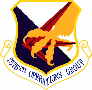 Coat of arms (crest) of the 7575th Operations Group, US Air Force