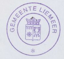 Wapen van Liemeer/Arms (crest) of Liemeer
