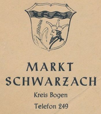 Wappen von Schwarzach (Niederbayern)