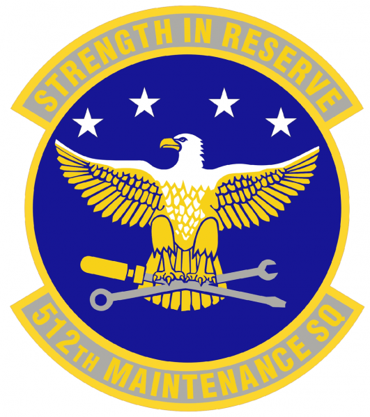 File:512th Maintenance Squadron, US Air Force.png