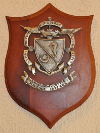Coat of arms (crest) of the Luni-Sarzana Naval Helicopter Station, Italian Navy