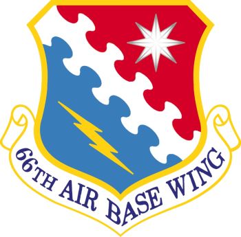 Coat of arms (crest) of the 66th Air Base Wing, US Air Force