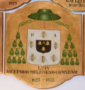 Arms of Niceforo Melisseno Comneno