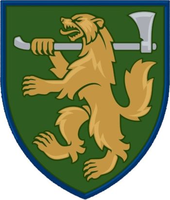 Coat of arms (crest) of 68th Independent Jaeger Brigade Named after Oleksa Dovbush, Ukrainian Army