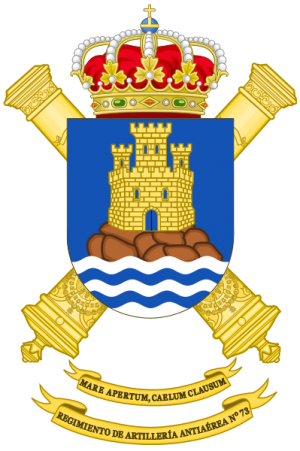 73rd Air Defence Artillery Regiment, Spanish Army.png