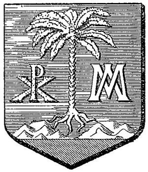 Arms (crest) of Amand-Joseph Fava