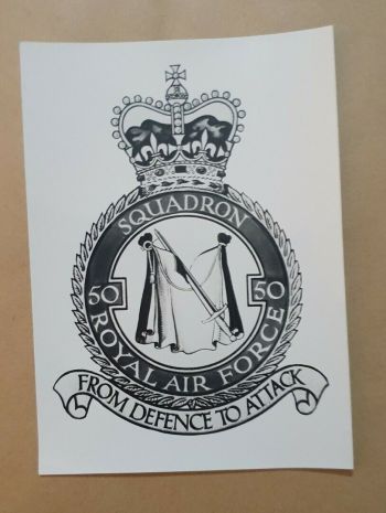 Coat of arms (crest) of the No 50 Squadron, Royal Air Force