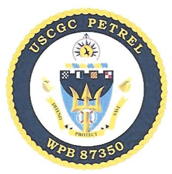 Coat of arms (crest) of the USCGC Petrel (WPB-87350)