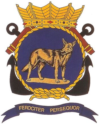 Coat of arms (crest) of the Zr.Ms. Wolf, Netherlands Navy