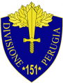 151st Infantry Division Perugia, Italian Army.png