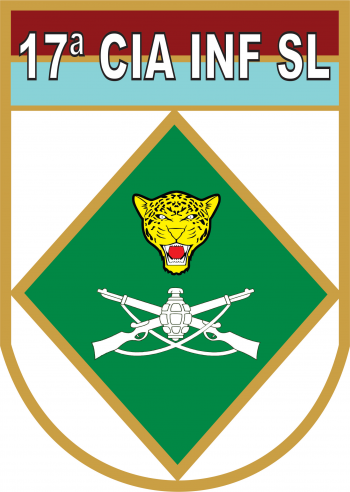 Coat of arms (crest) of the 17th Jungle Infantry Company, Brazilian Army