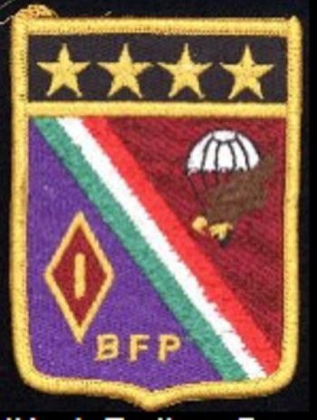 Coat of arms (crest) of the 1st Parachute Fusiliers Battalion, Mexican Air Force