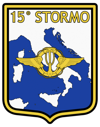 Coat of arms (crest) of the 15th Wing Stefano Cagna, Italian Air Force