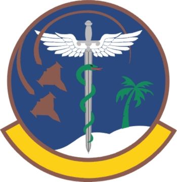 Coat of arms (crest) of the 96th Aerospace Medicine Squadron, US Air Force