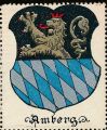 Wappen von Amberg/ Arms of Amberg