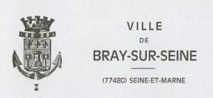Coat of arms (crest) of Bray-sur-Seine
