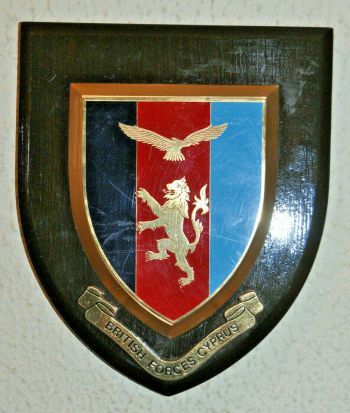Coat of arms (crest) of the British Forces Cyprus, United Kingdom