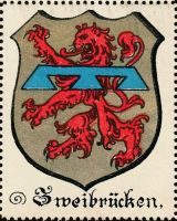 Wappen von Zweibrücken/Arms (crest) of Zweibrücken