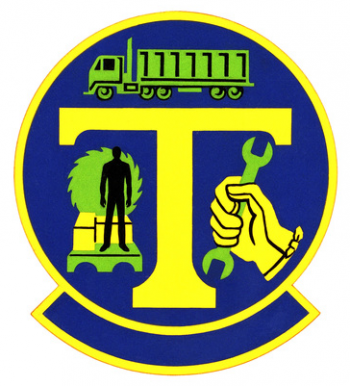 Coat of arms (crest) of the 1605th Transportation Squadron, US Air Force