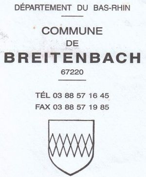 Blason de Breitenbach (Bas-Rhin)