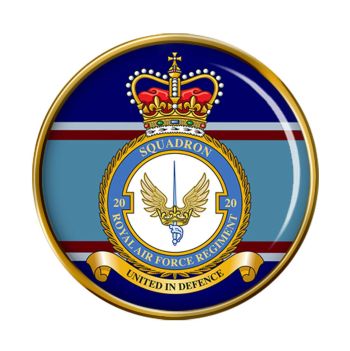 Coat of arms (crest) of the No 20 Squadron, Royal Air Force Regiment
