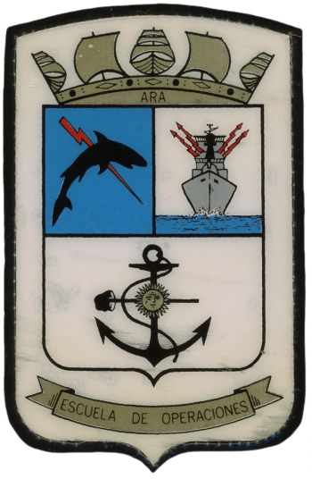 Coat of arms (crest) of the Operations School, Argentine Navy