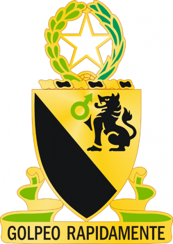 Coat of arms (crest) of 124th Cavalry Regiment, Texas Army National Guard