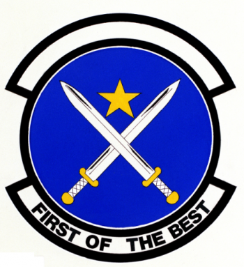Coat of arms (crest) of the 1st Center Support Squadron, US Air Force