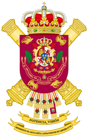 63rd Rocket Field Artillery Regiment, Spanish Army.png